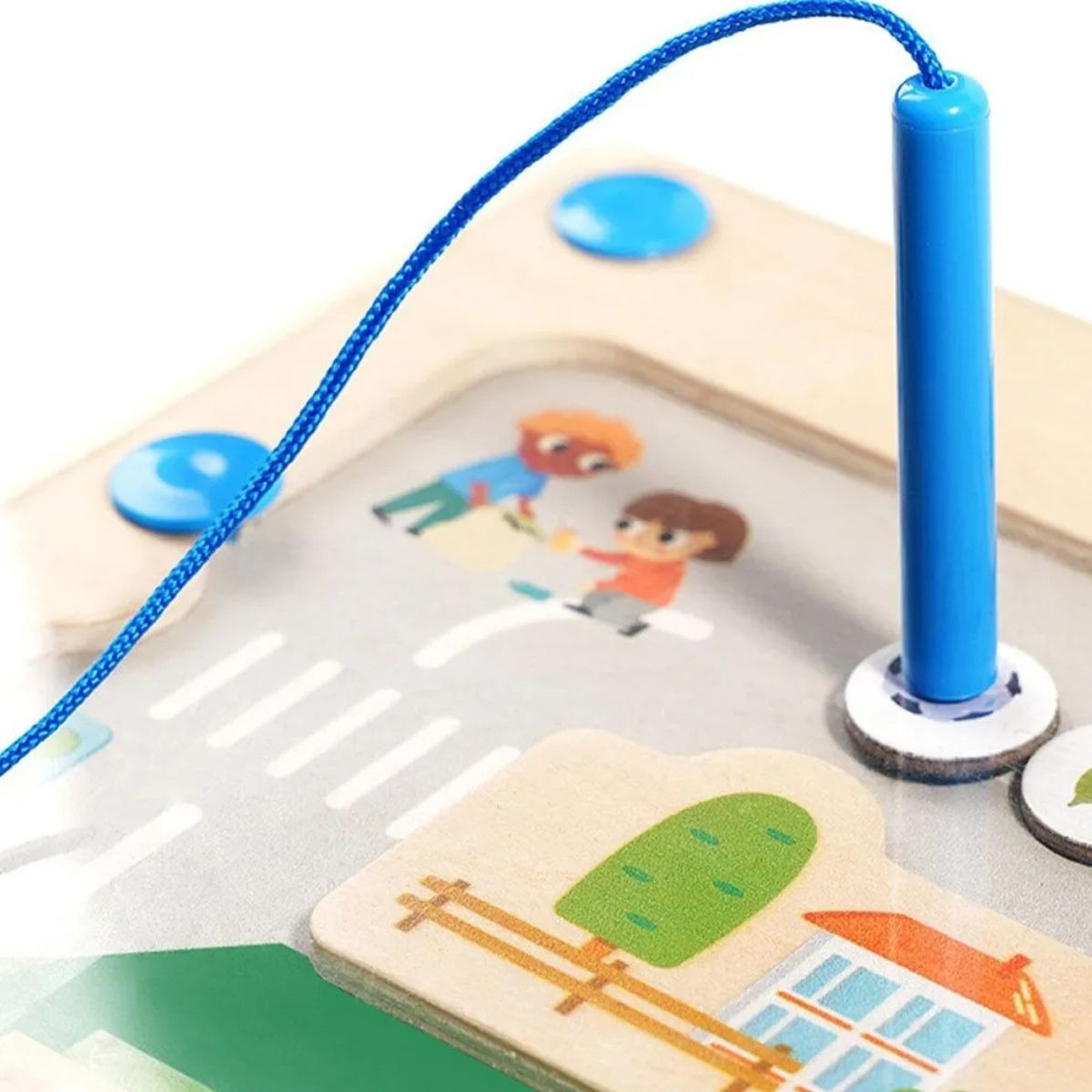 JUGUETE ROMPECABEZAS DE MONTESSORI LABERINTO MAGNETICO LAU - 8