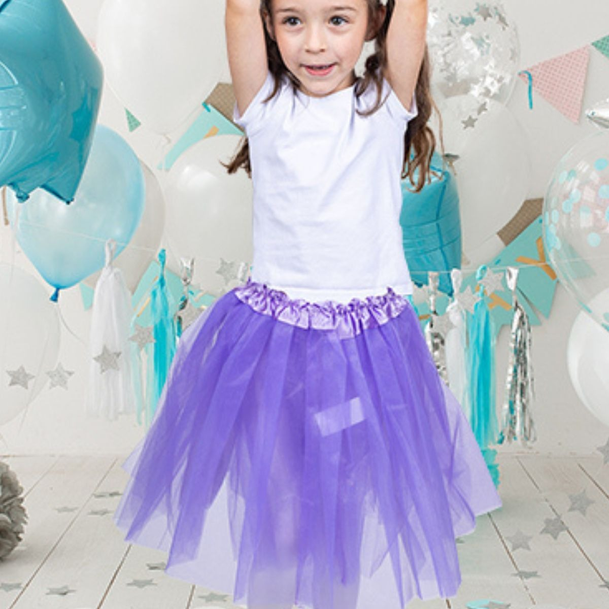 SET 3 FALDA TUTU INFANTIL  DANZA BAILE CARNAVAL FIESTA LAU - 4