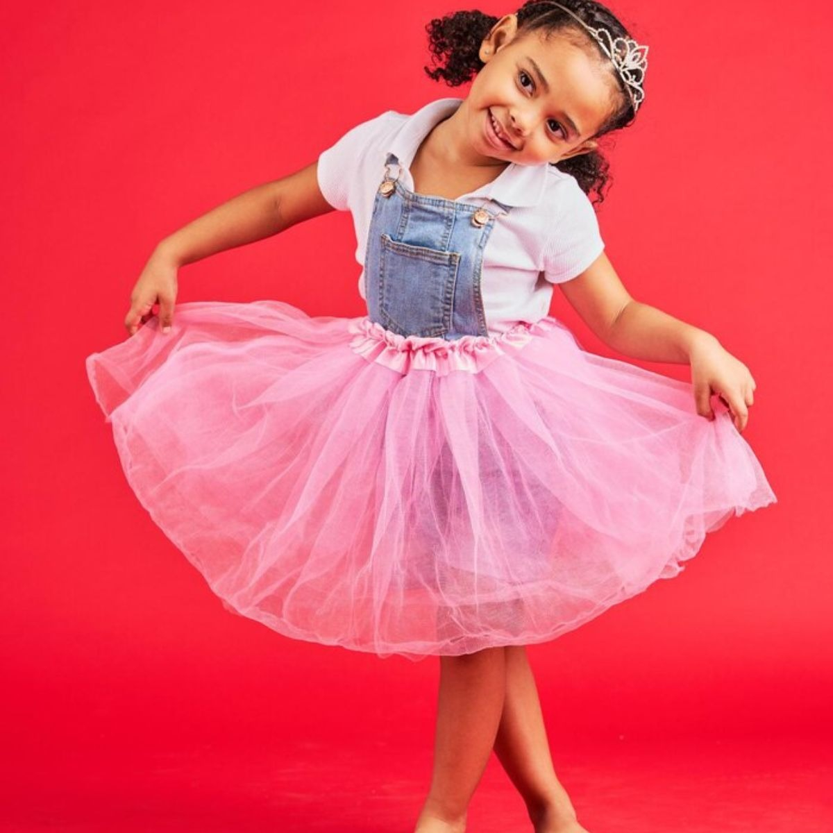 SET 3 FALDA TUTU INFANTIL  DANZA BAILE CARNAVAL FIESTA LAU - 10