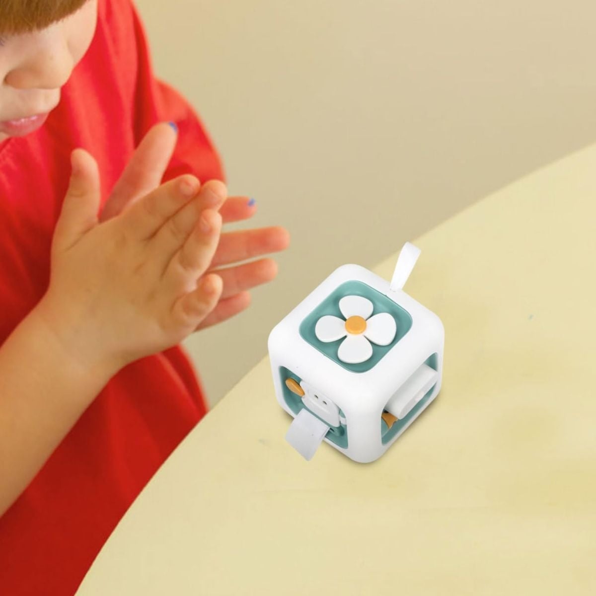 SET 2 JUGUETE CUBO DIDACTICO SENSORIAL ACTIVIDADES BEBE LAU - 6