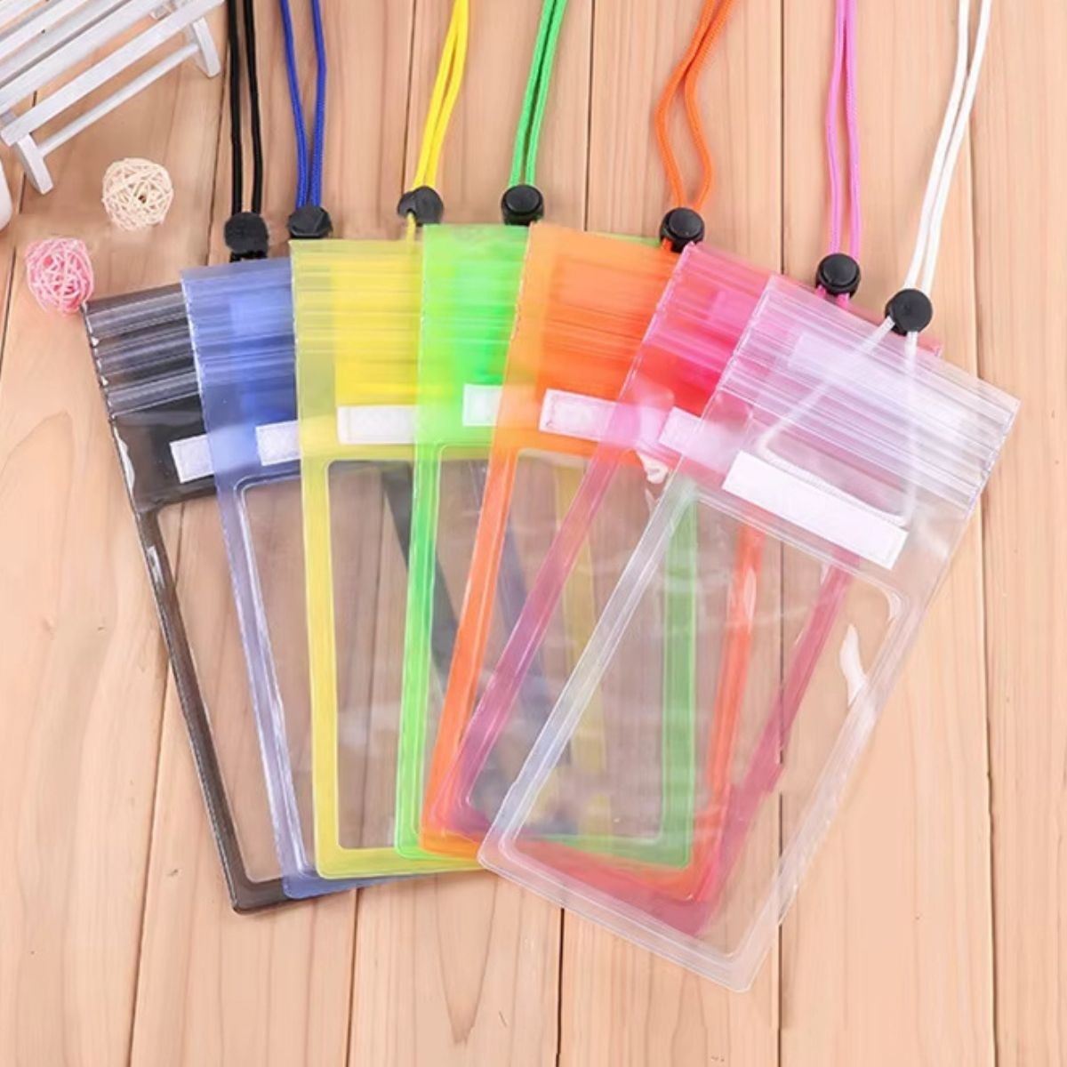 SET 12 BOLSAS IMPERMEABLE PROTEGER CELULAR AGUA LAU - 2