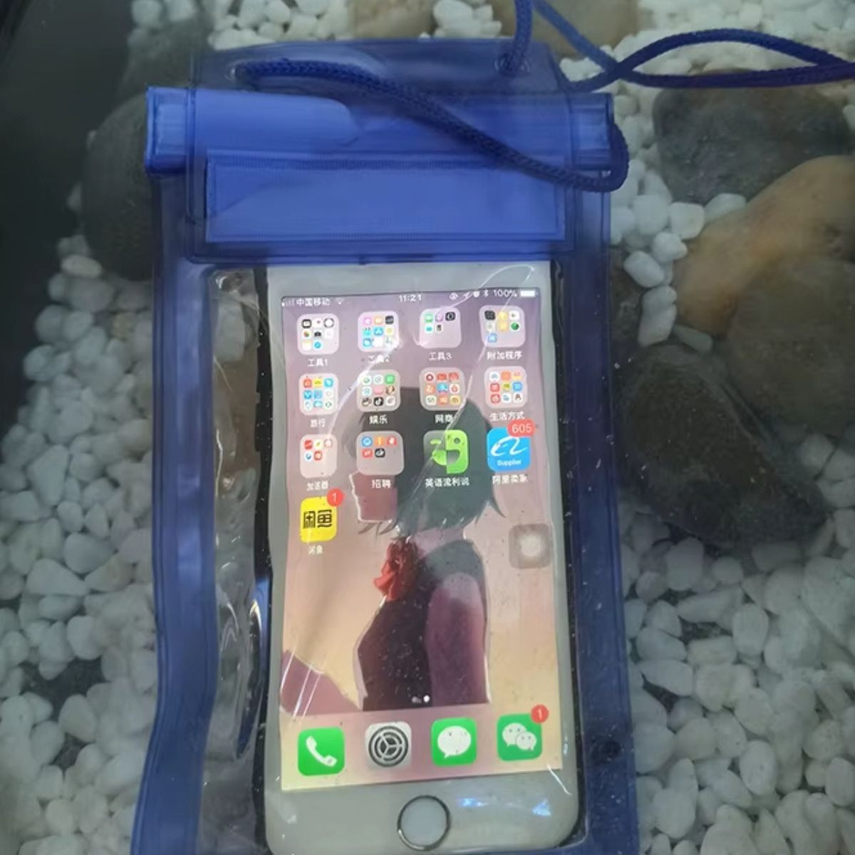 SET 12 BOLSAS IMPERMEABLE PROTEGER CELULAR AGUA LAU - 3