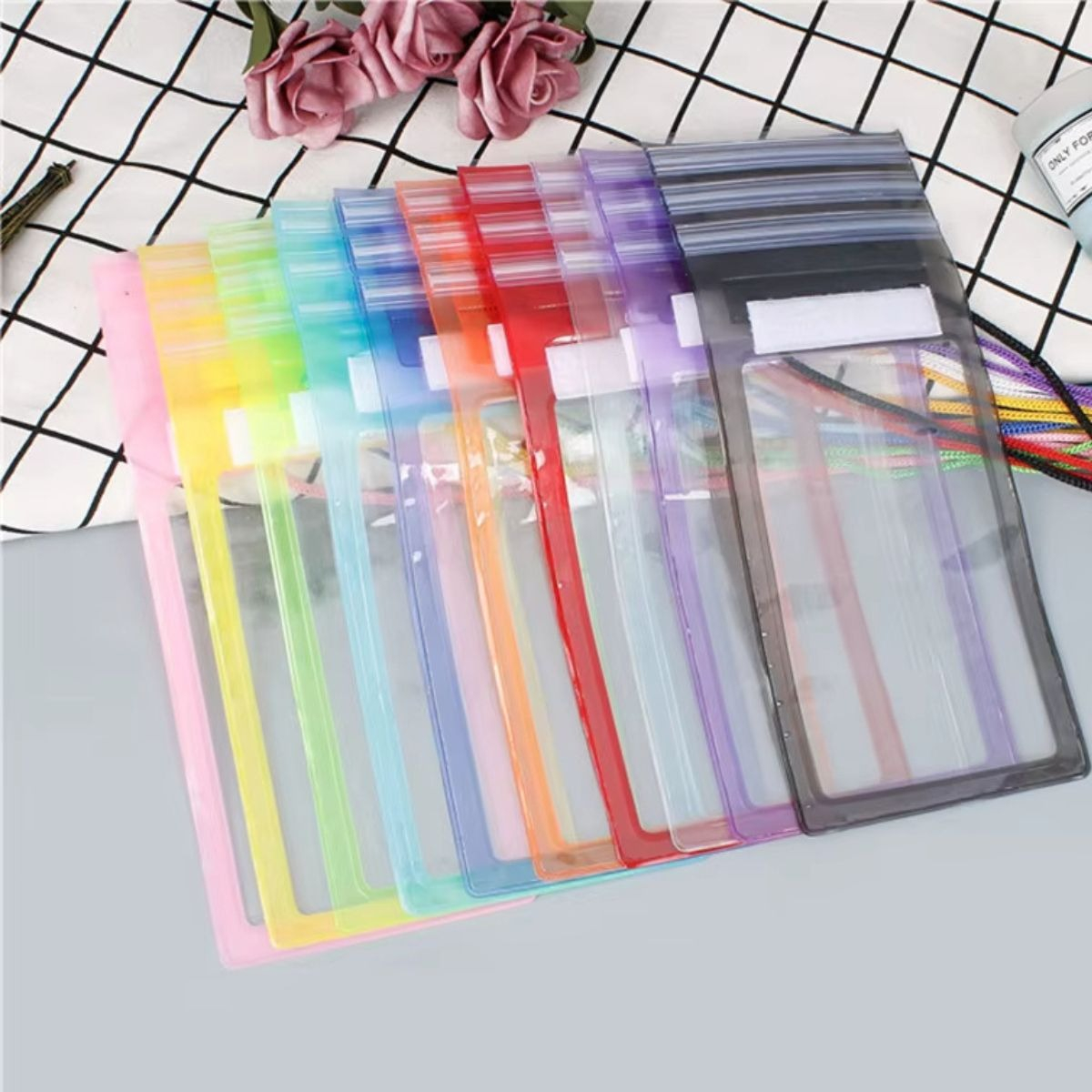 SET 12 BOLSAS IMPERMEABLE PROTEGER CELULAR AGUA LAU - 7