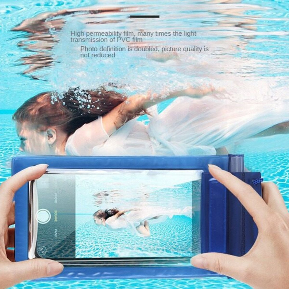 SET 12 BOLSAS IMPERMEABLE PROTEGER CELULAR AGUA LAU - 9