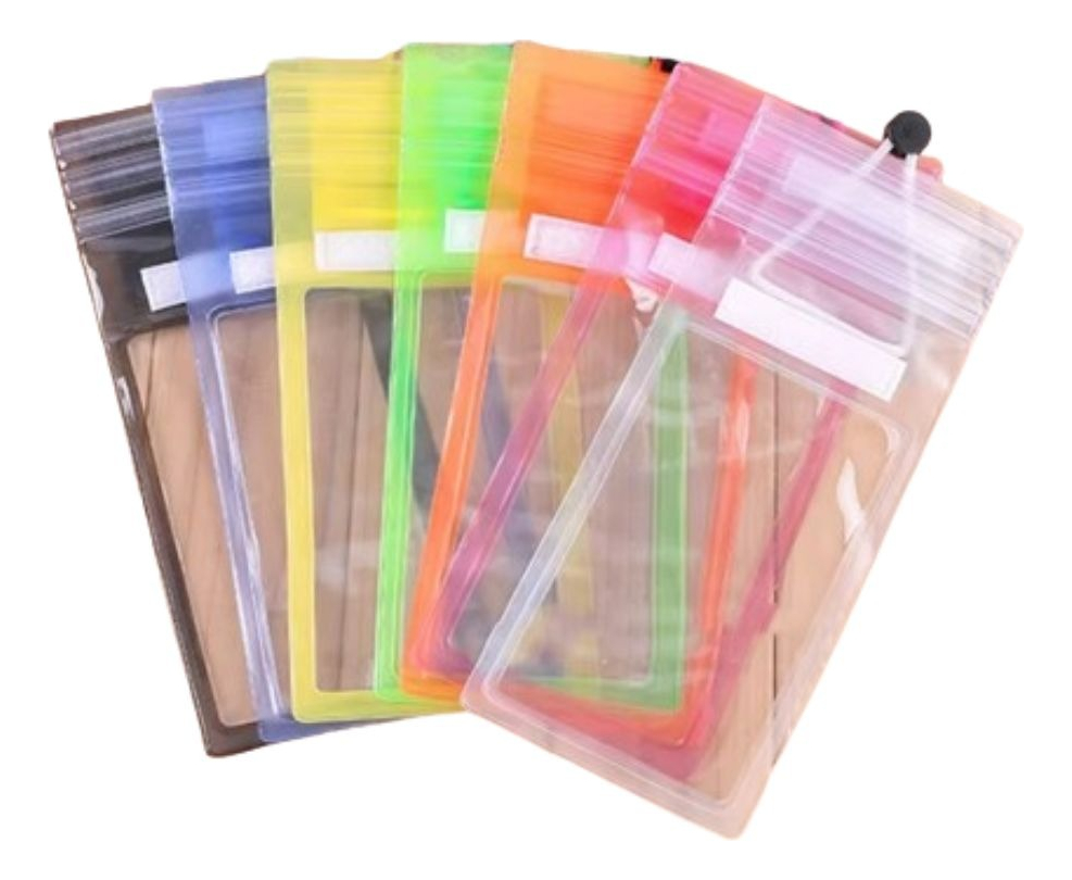 SET 12 BOLSAS IMPERMEABLE PROTEGER CELULAR AGUA LAU - 10