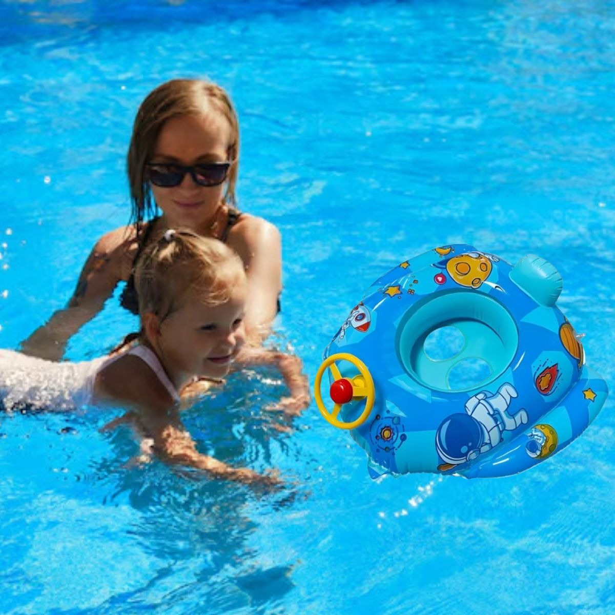 SET 2 FLOTADOR INFLABLE PARA NIÑOS TIMON VERANO PISCINA LAU - 2