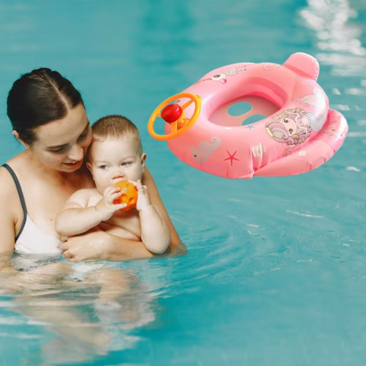 SET 2 FLOTADOR INFLABLE PARA NIÑOS TIMON VERANO PISCINA LAU - 7