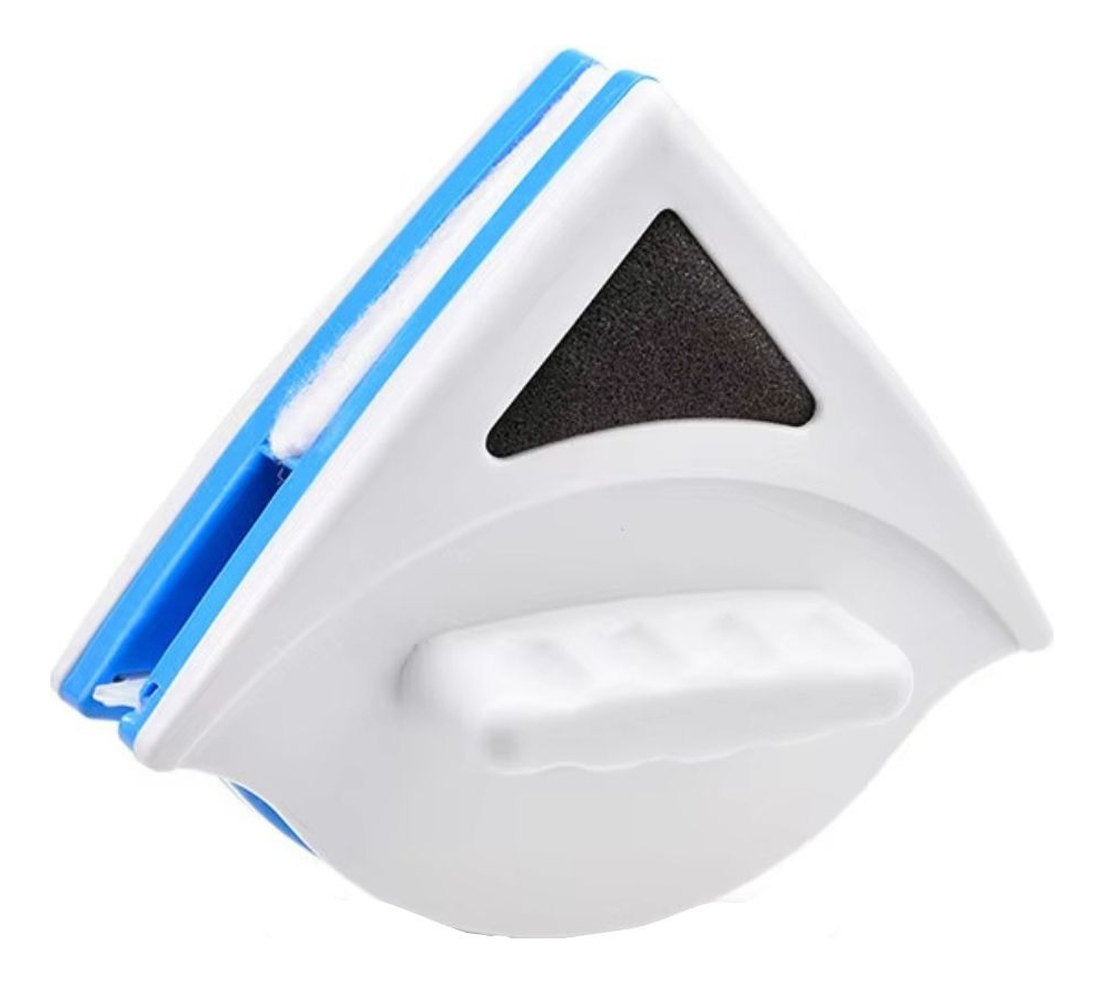 SET 2 LIMPIADORES MAGNETICOS DE VIDRIO DISEÑO TRIANGULAR LAU - 1