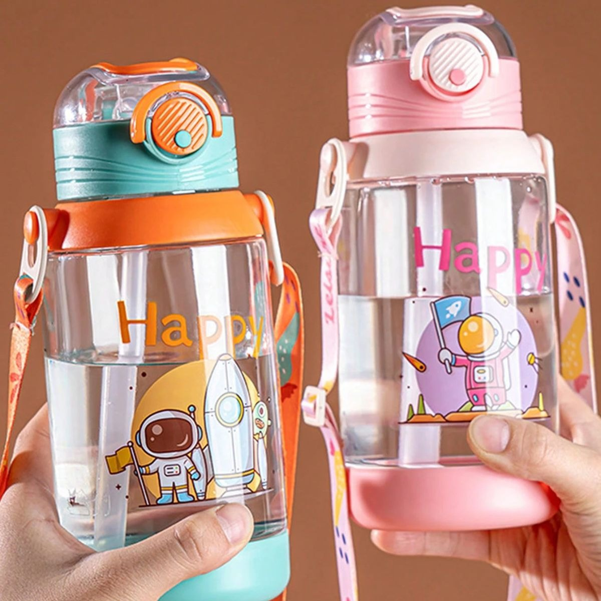 SET 2 BOTELLAS DE AGUA PARA DEPORTE INFANTIL NIÑOS LAU - 9