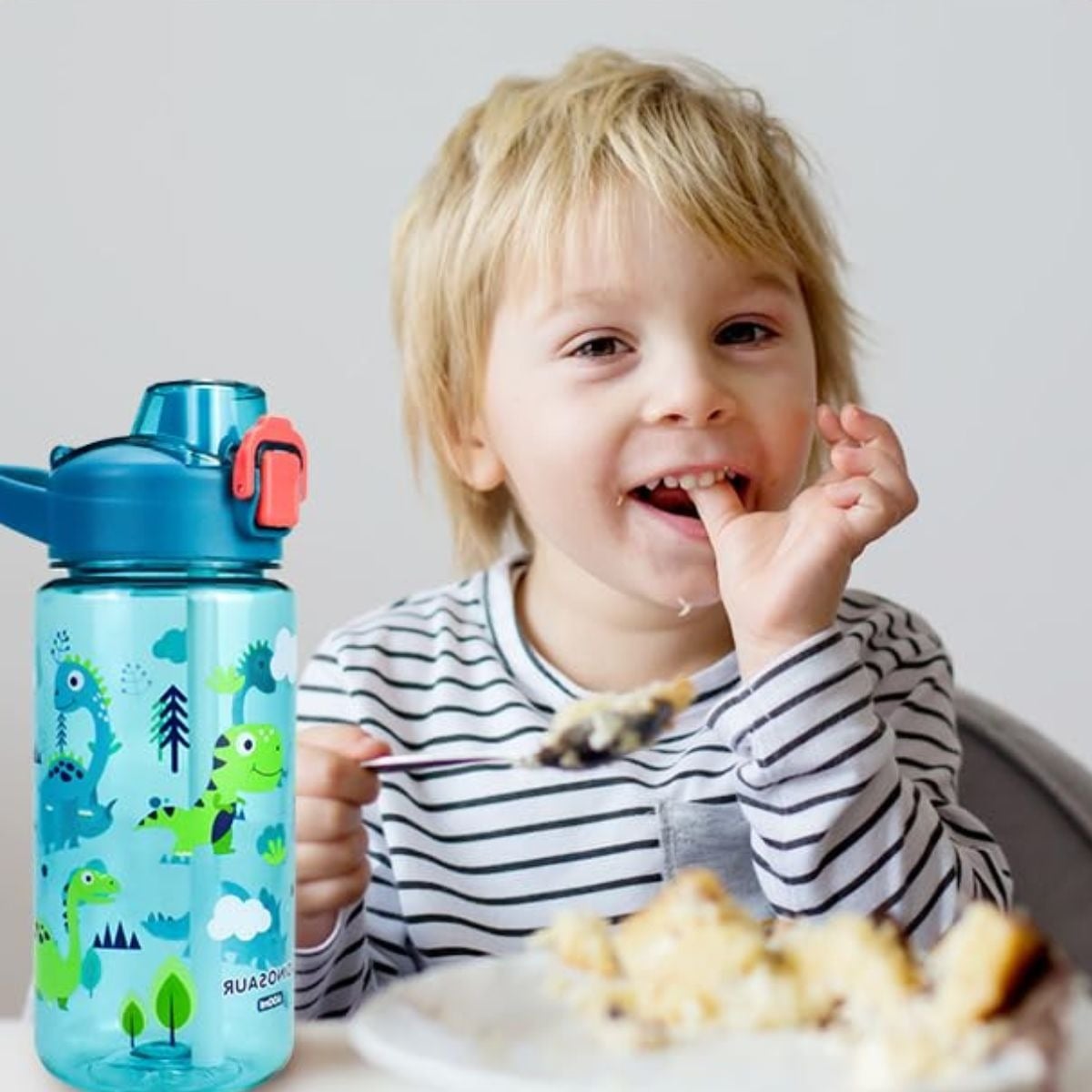 SET 2 BOTELLAS DE AGUA DEPORTIVA INFANTIL NIÑOS LAU - 2