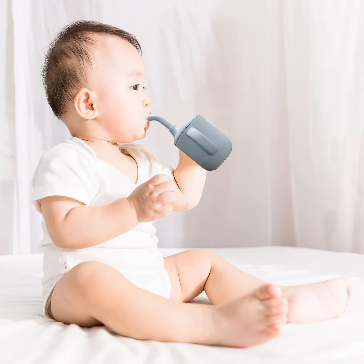 SET 2 VASO ENTRENADOR ANTIDERRAME CON ASAS BEBE LAU - 10