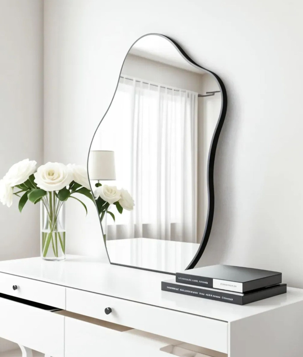 ESPEJO IRREGULAR DECORATIVO PARED MODERNO ASIMÉTRICO JHN - 6