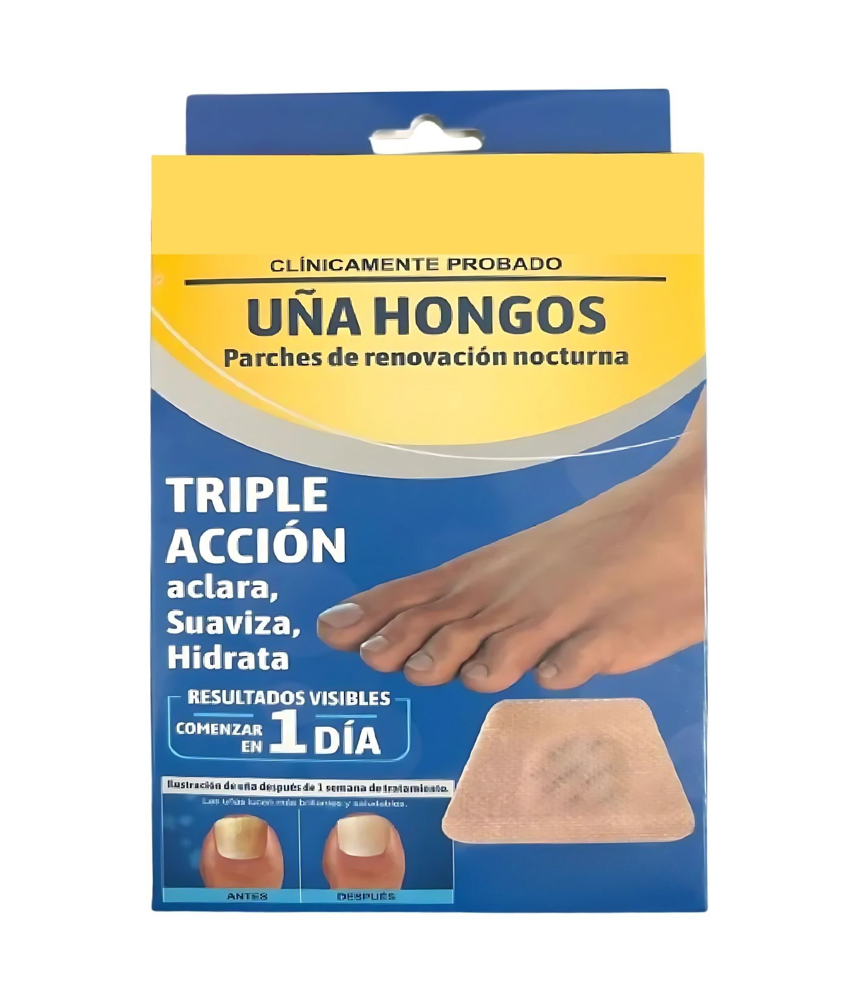 PARCHE RENOVACIÓN NOCTURNA HONGOS UÑAS PACK JHN - 1