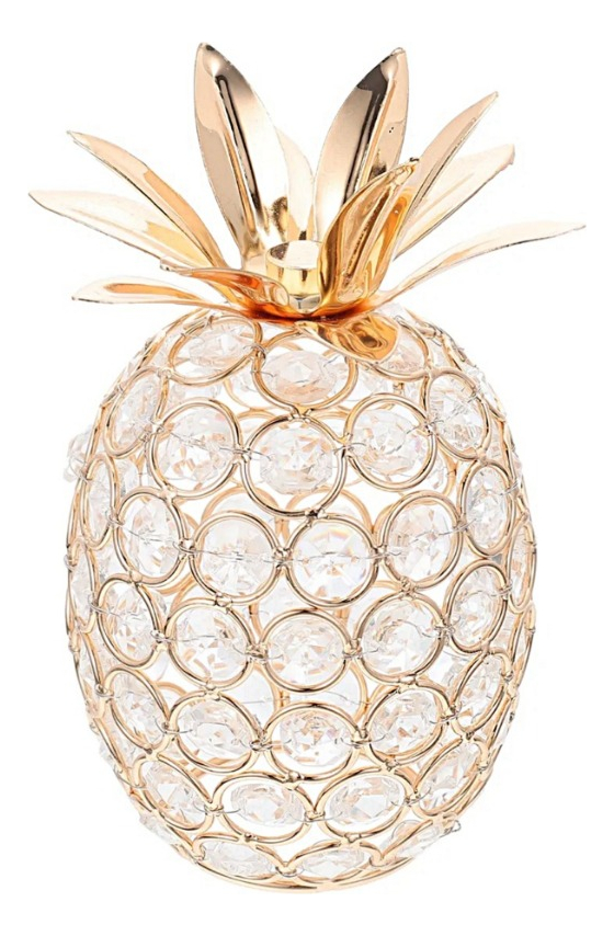 FIGURA DECORATIVA ADORNO PIÑA CENTRO MESA ELEGANTE JHN - 1