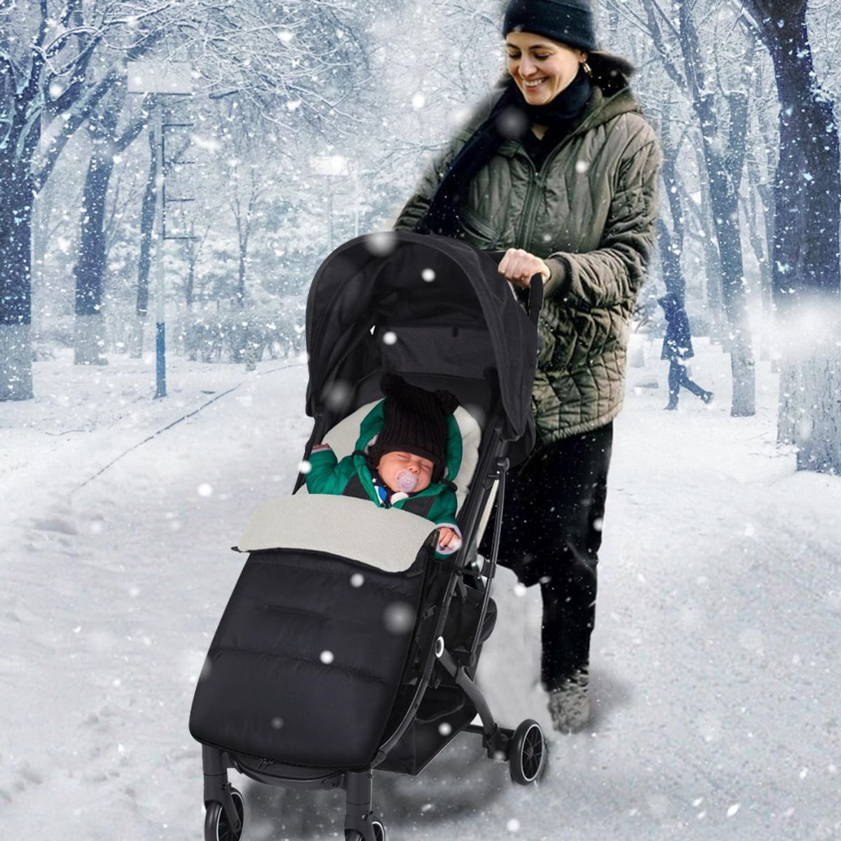 SACO DE DORMIR FUNDA TERMICA RESISTENTE CARRITO BEBE LAU - 10