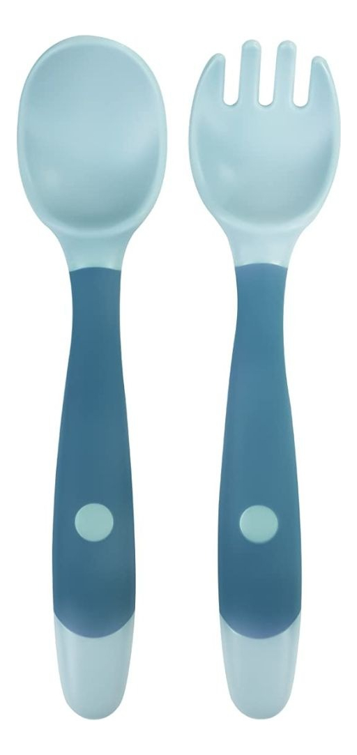 SET 3 CUBIERTO CUCHARA ENTRENAMIENTO FLEXIBLE BEBE LAU - 6