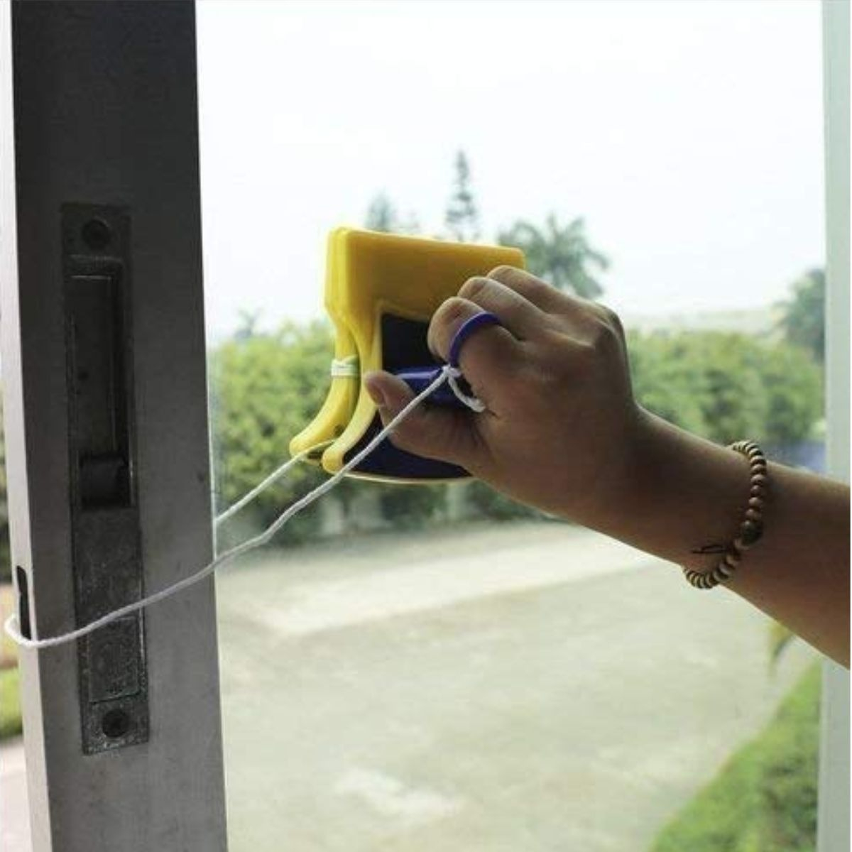 SET 3 LIMPIADORES MAGNETICOS CRISTALES VENTANAS HOGAR LAU - 4