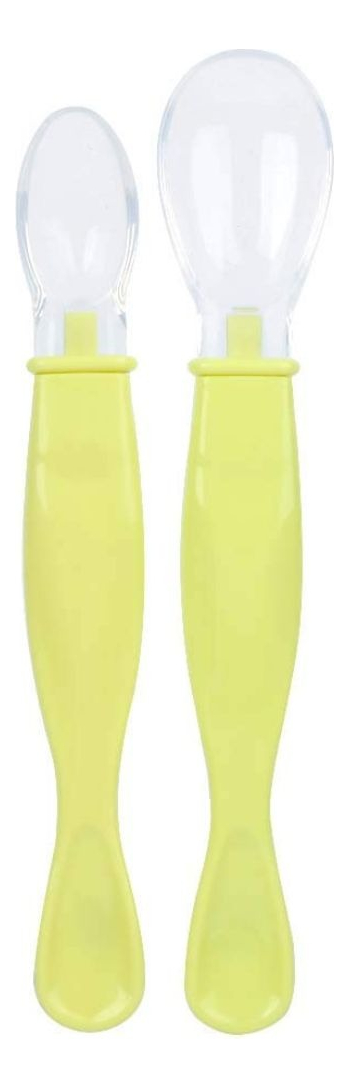 SET 3 CUCHARAS ERGONOMICA SILICONA FLEXIBLE PARA BEBE LAU - 5
