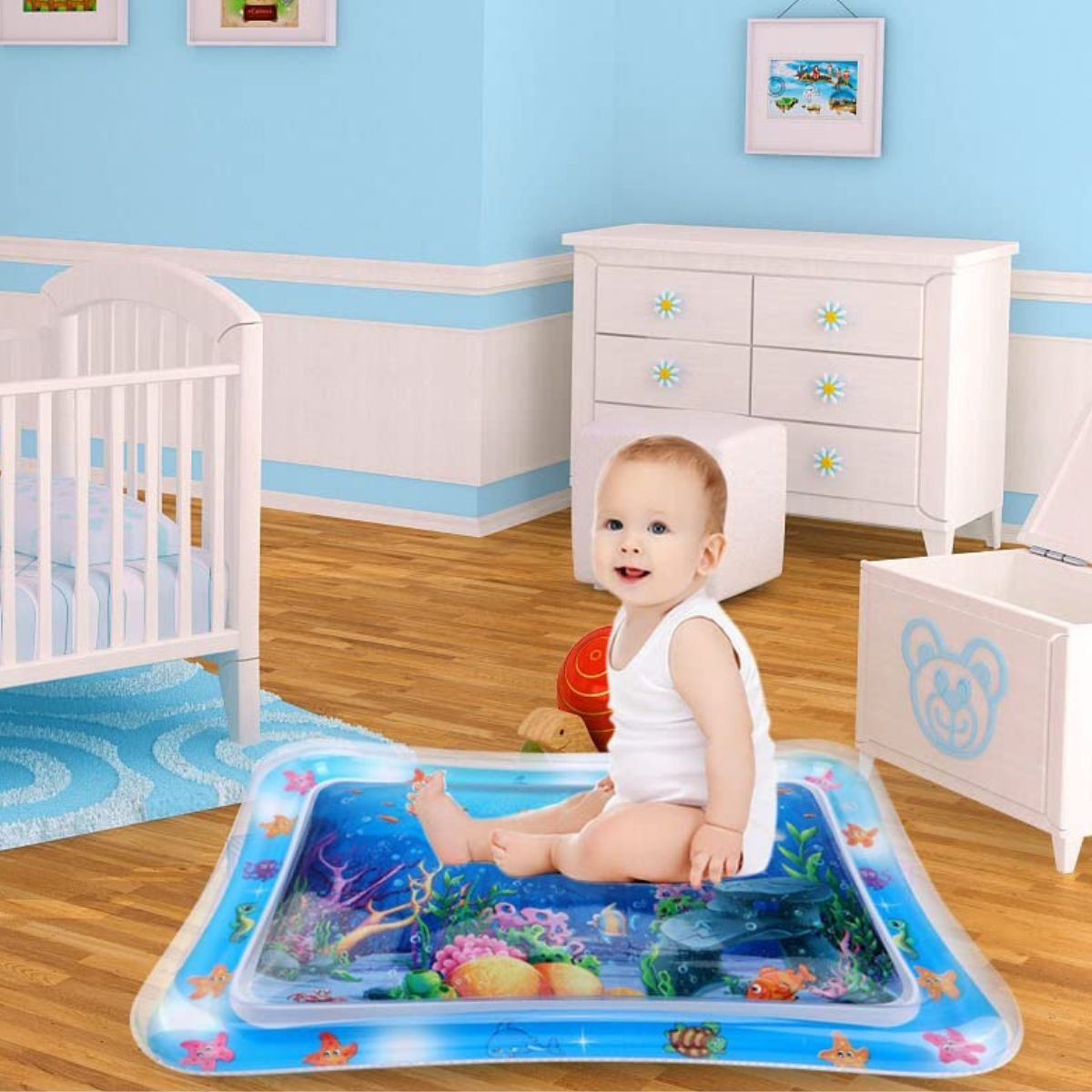 SET 2 ALFOMBRAS DE AGUA JUGUETE SENSORIAL BEBE LAU - 7
