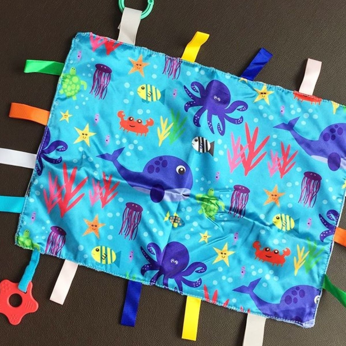 TUTO DE APEGO SENSORIAL MANTA FELPA SUAVE PARA BEBE LAU - 3
