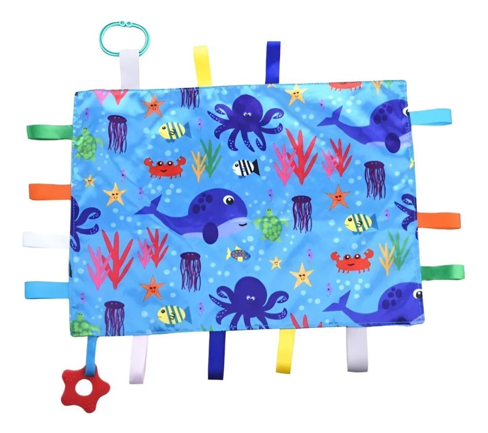 TUTO DE APEGO SENSORIAL MANTA FELPA SUAVE PARA BEBE LAU - 5