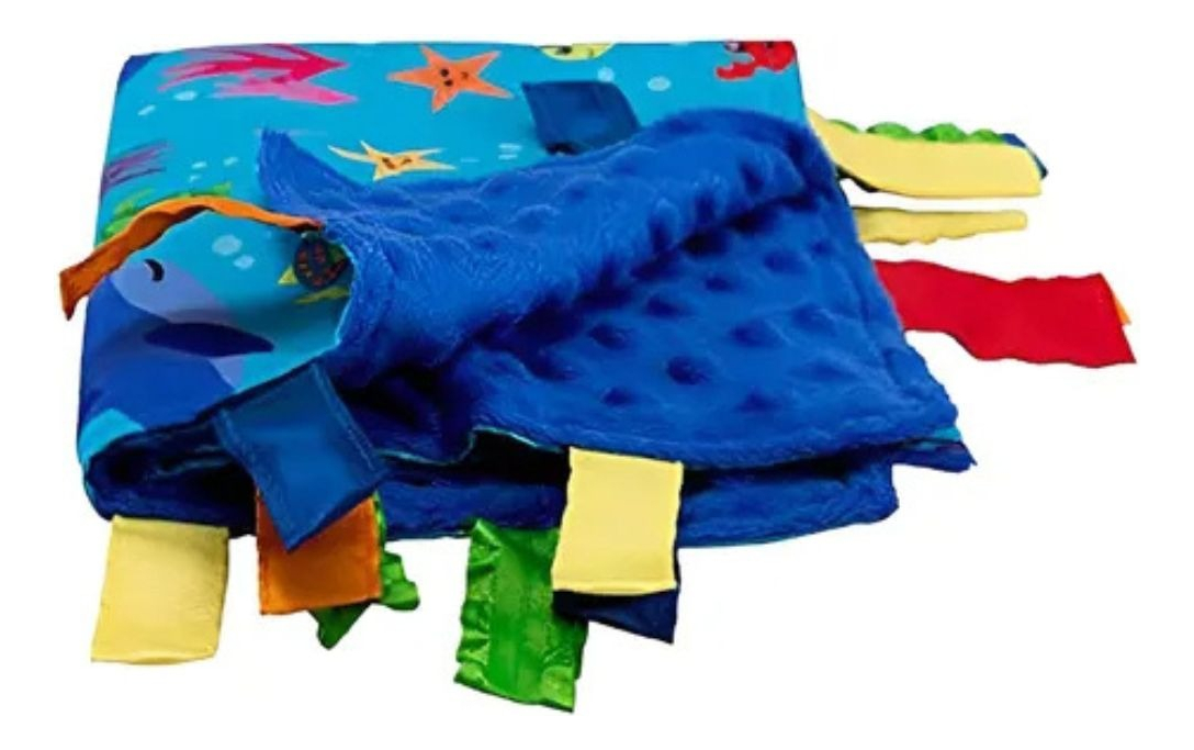 TUTO DE APEGO SENSORIAL MANTA FELPA SUAVE PARA BEBE LAU - 8