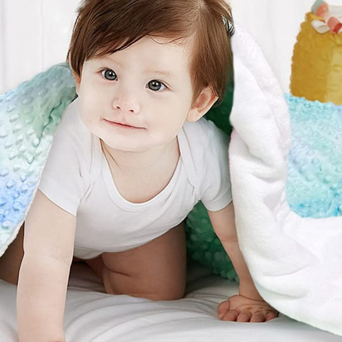 MANTA DE APEGO INFANTIL ACOGEDORA CALIDA SUAVE BEBE LAU - 7