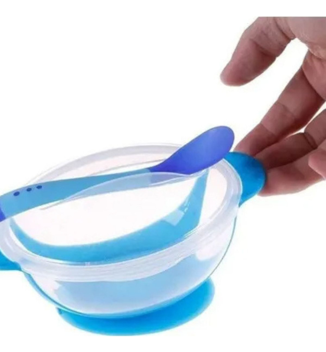5 SET ALIMENTACION PLATO COMIDA INFANTIL CUCHARA BEBE LAU - 6