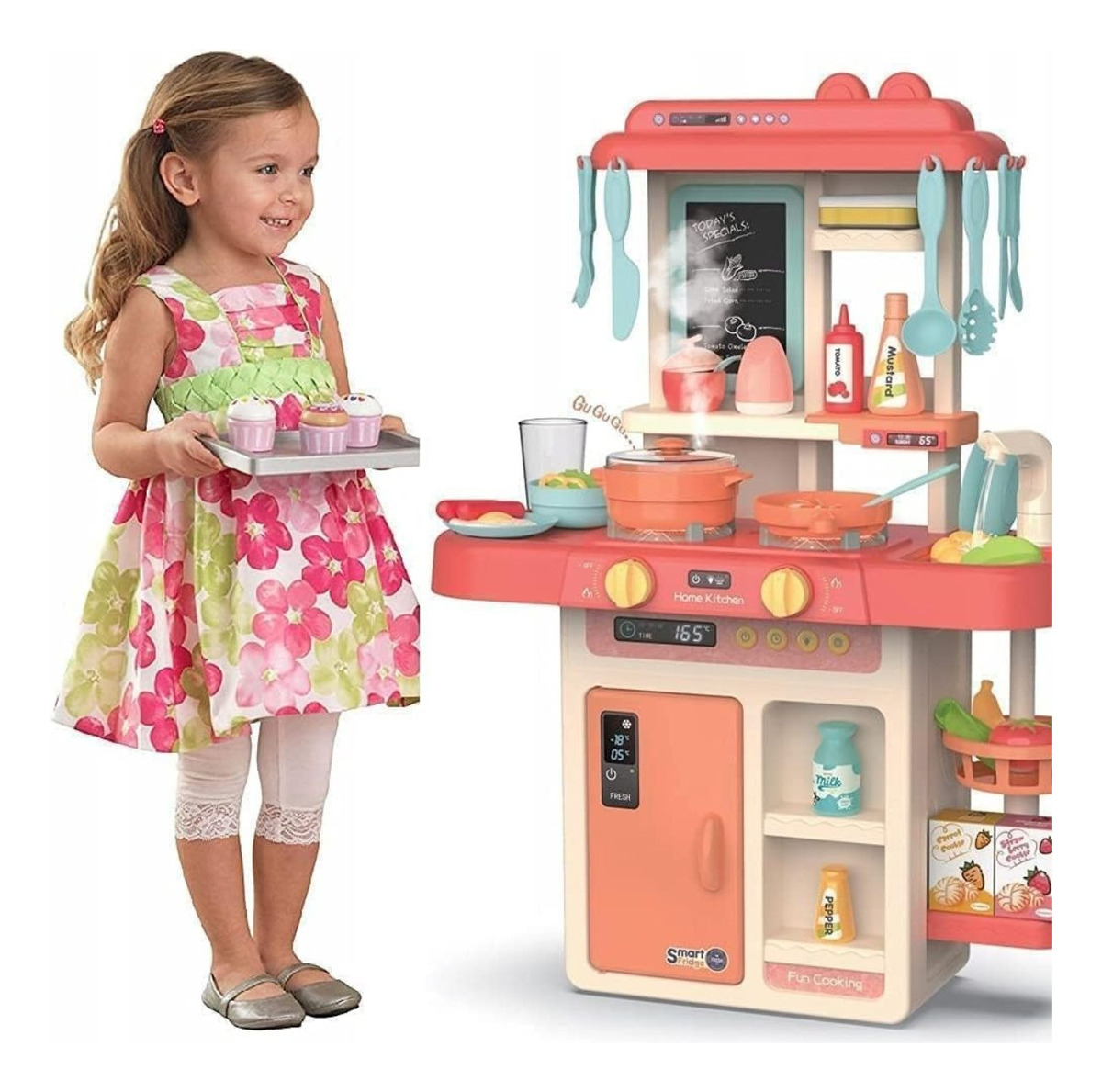 JUGUETE COCINA LUCES SONIDO INTERACTIVO CREATIVO NIÑOS LAU - 3