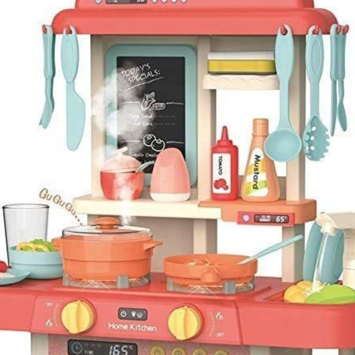 JUGUETE COCINA LUCES SONIDO INTERACTIVO CREATIVO NIÑOS LAU - 4