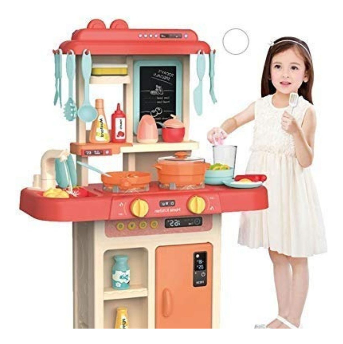 JUGUETE COCINA LUCES SONIDO INTERACTIVO CREATIVO NIÑOS LAU - 10