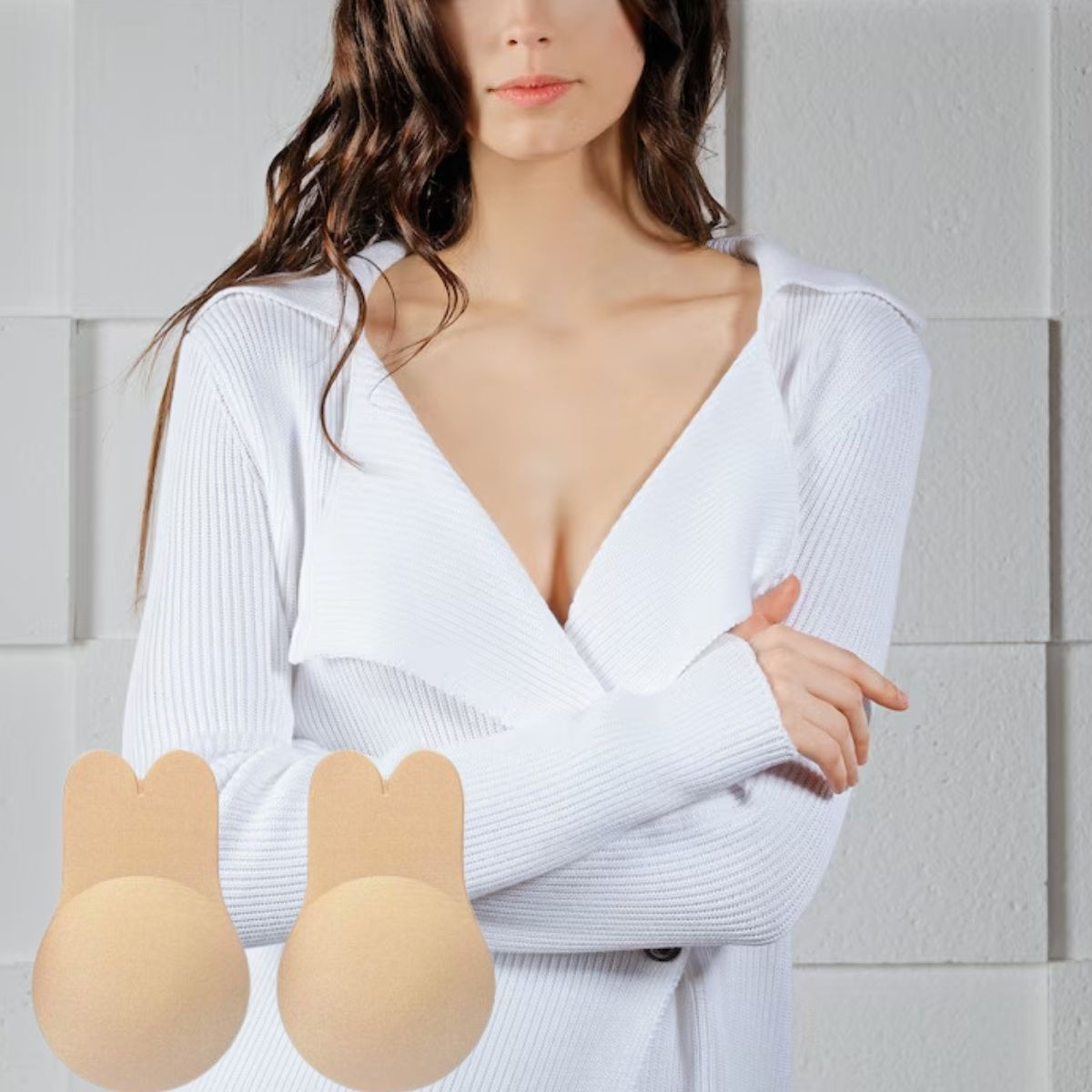 SET 5 LEVANTA BUSTO AUTOADHESIVA REUTILIZABLE INVISIBLE JHN - 2