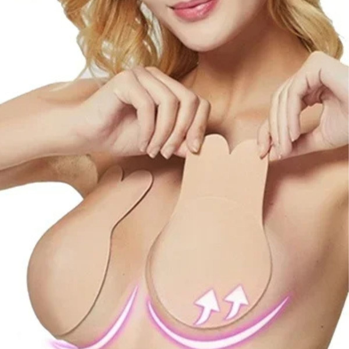 SET 5 LEVANTA BUSTO AUTOADHESIVA REUTILIZABLE INVISIBLE JHN - 5