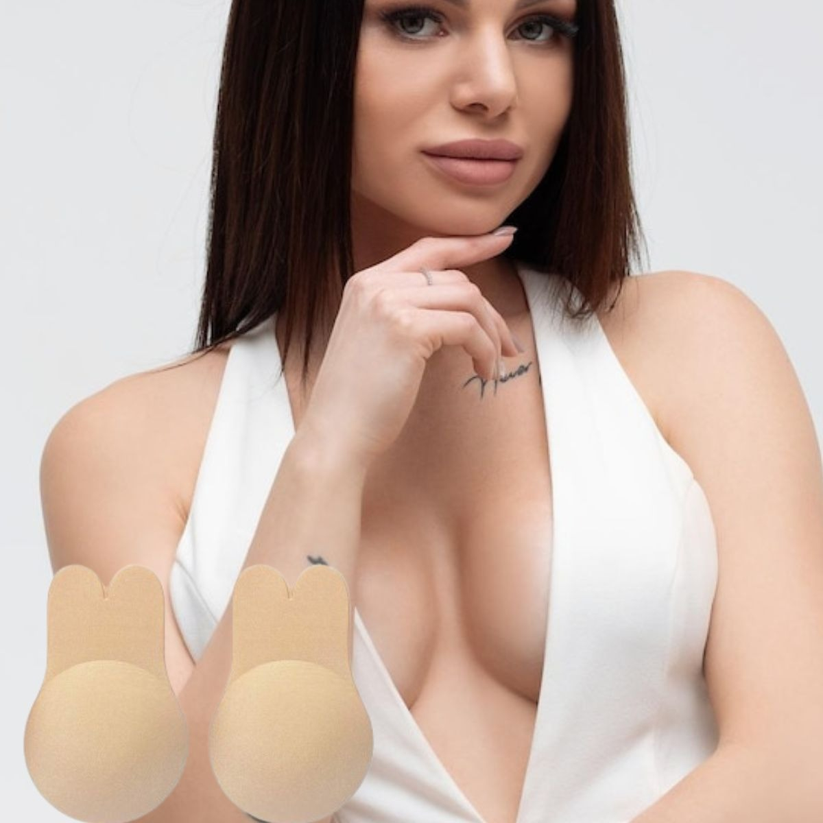 SET 5 LEVANTA BUSTO AUTOADHESIVA REUTILIZABLE INVISIBLE JHN - 7