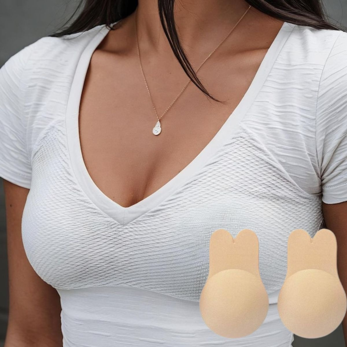 SET 5 LEVANTA BUSTO AUTOADHESIVA REUTILIZABLE INVISIBLE JHN - 10