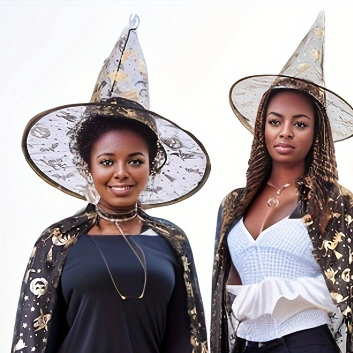 SOMBRERO BRUJA DISFRAZ HALLOWEEN UNISEX PACK X12 JHN - 9