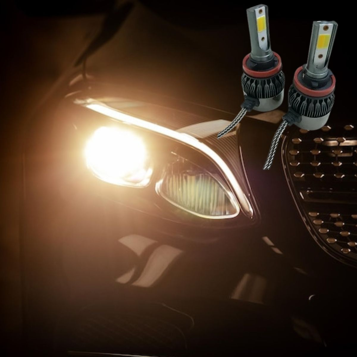AMPOLLETA LED AUTO SISTEMA ENFRIAMIENTO ALTA VELOCIDAD JHN - 10