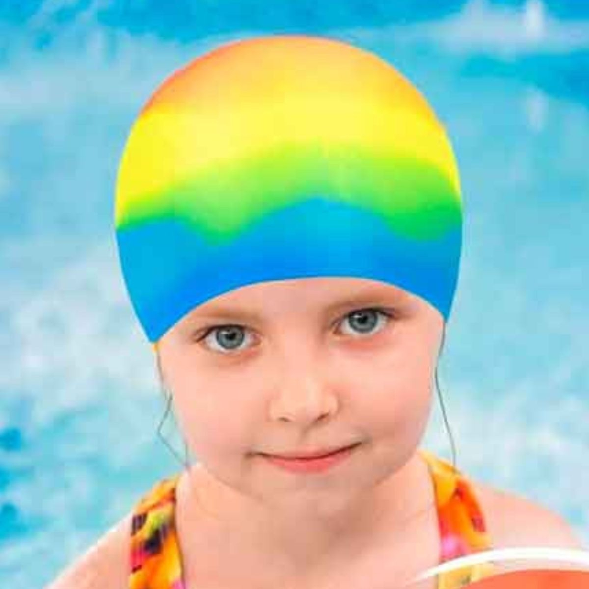 SET 4 GORRO NATACION UNISEX IMPERMEABLE ELASTICO JHN - 8