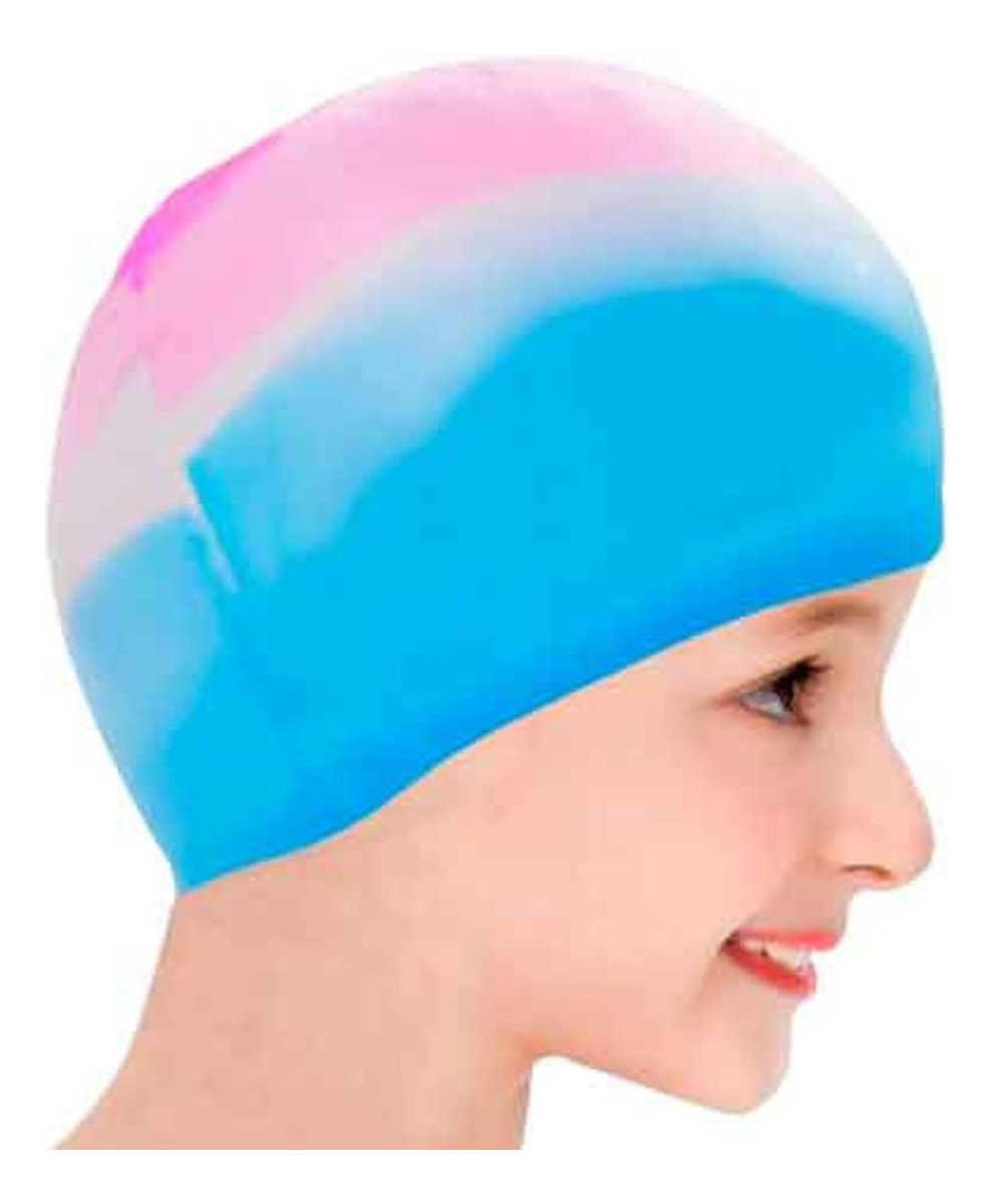 SET 4 GORRO NATACION UNISEX IMPERMEABLE ELASTICO JHN - 9