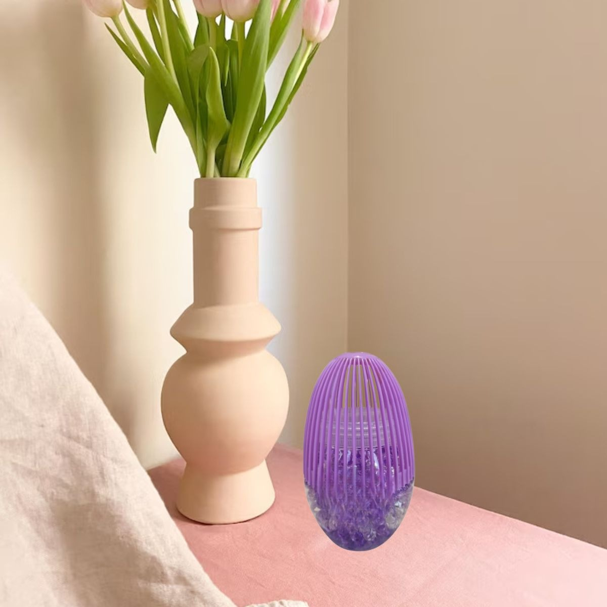SET 4 AMBIENTADOR AROMATICO CUENTAS CRISTAL DECORATIVO JHN - 8