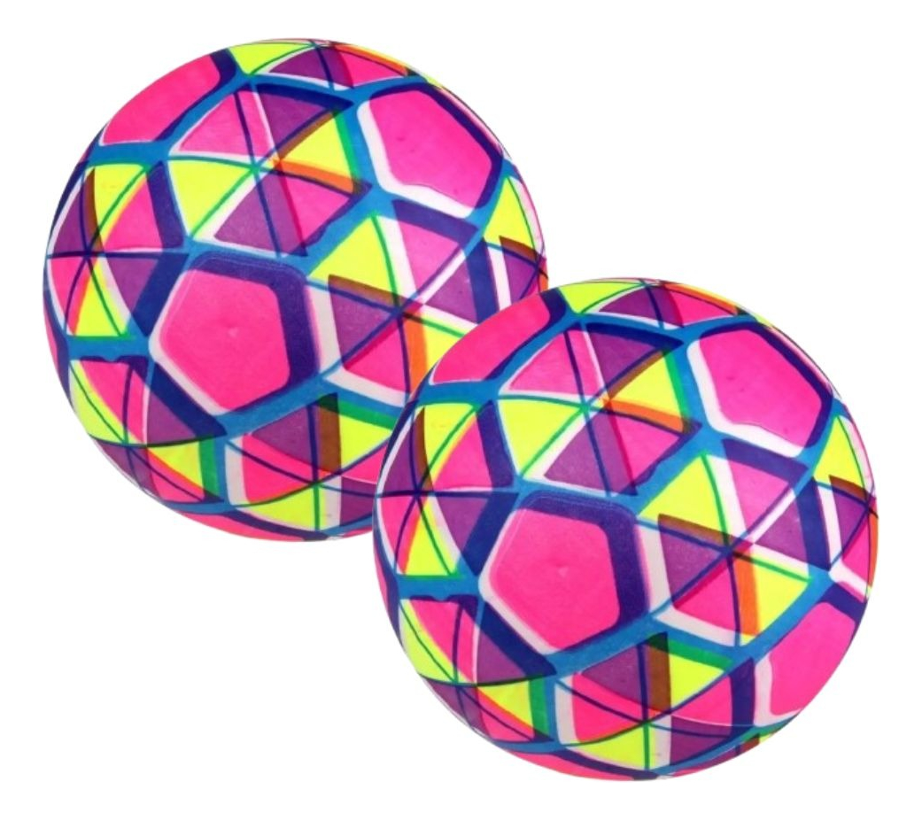 SET 8 PELOTA INFLABLE GOMA RESISTENTE DIVERTIDA VERSATIL JHN - 3