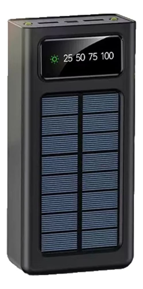 GENÉRICO CARGADOR PORTATIL SOLAR LINTERNA LED PANTALLA DIGITAL JHN
