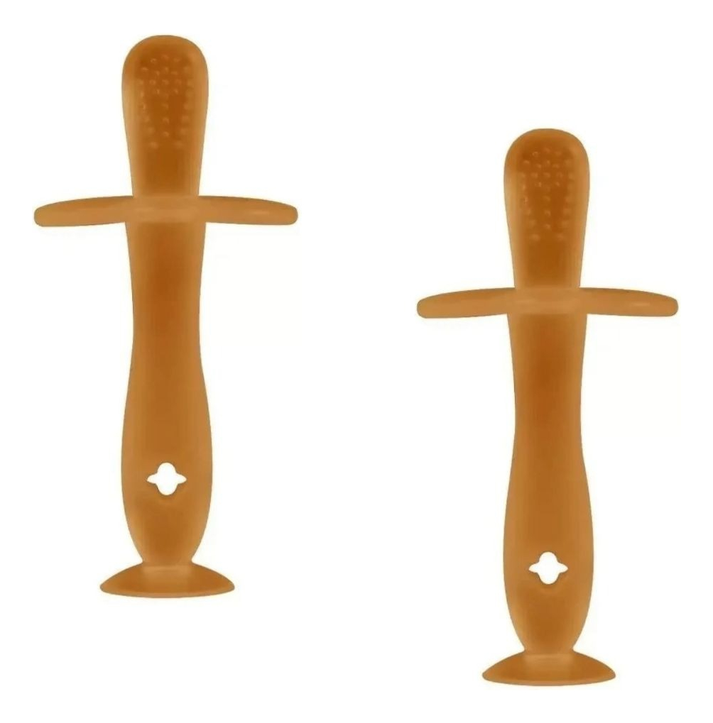 SET 8 CEPILLOS DE DIENTES SILICONA ENTRENAMIENTO BEBE LAU - 5
