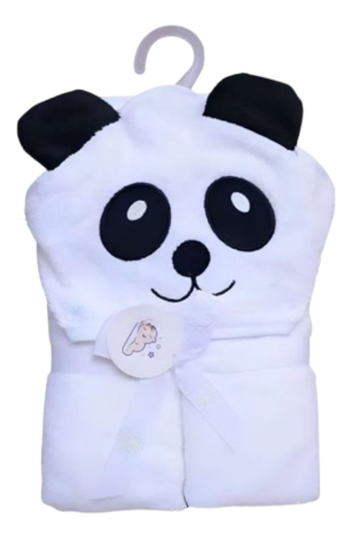 TOALLA DE BAÑO CON CAPUCHA PARA BEBE DISEÑO ANIMALITOS LAU - 1