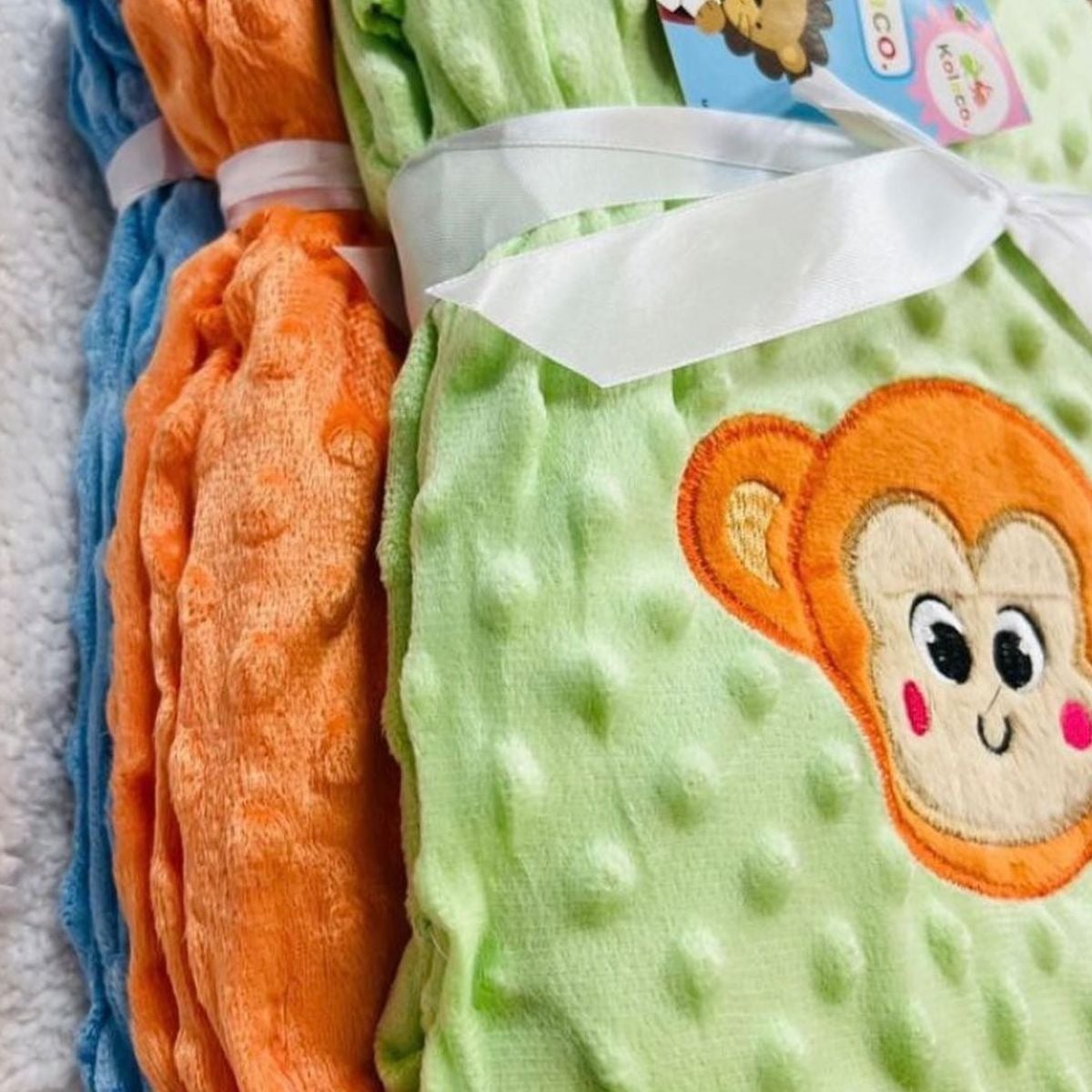 MANTA DE POLAR INFANTIL SUAVE ABRIGO PARA BEBE LAU - 5
