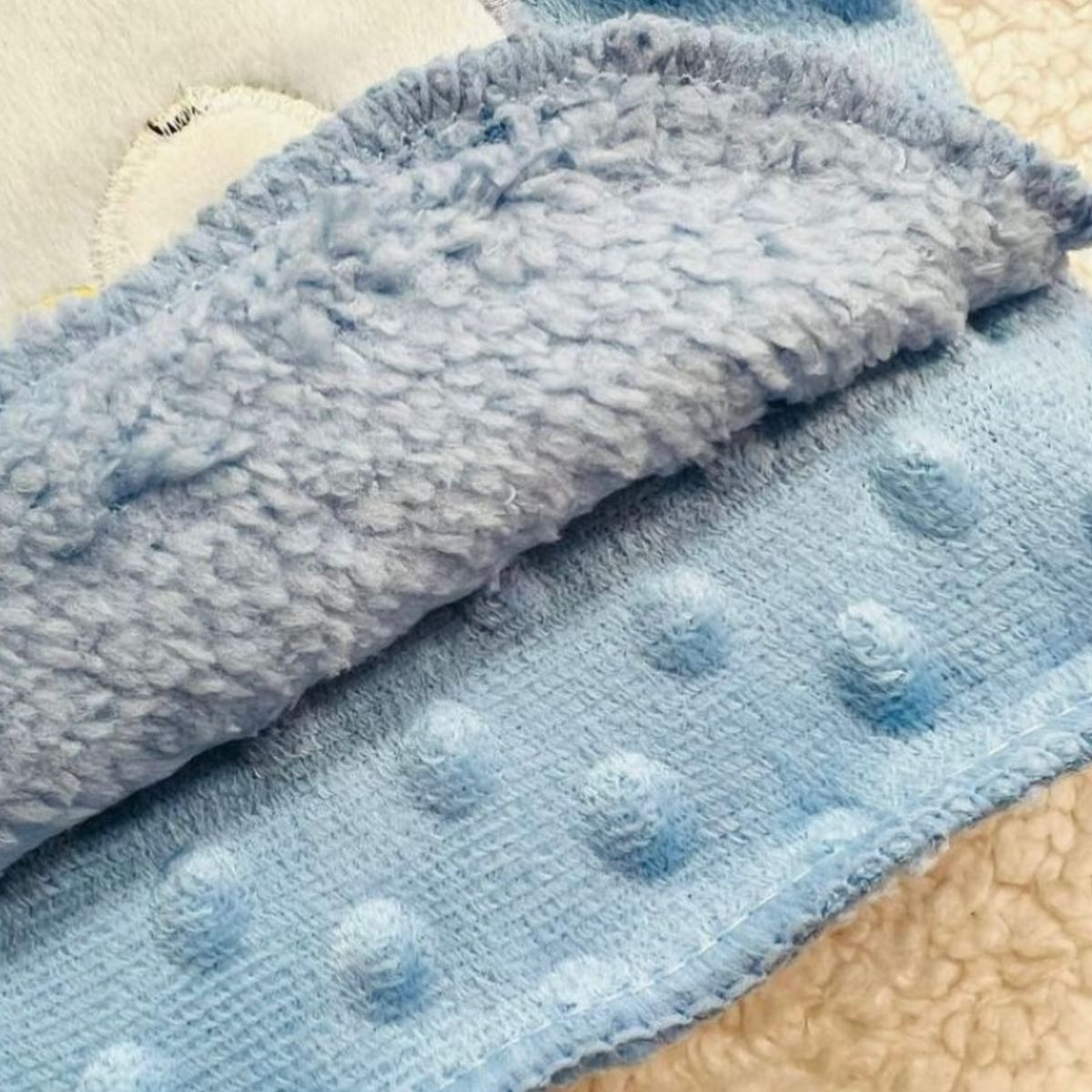 MANTA DE POLAR INFANTIL SUAVE ABRIGO PARA BEBE LAU - 8