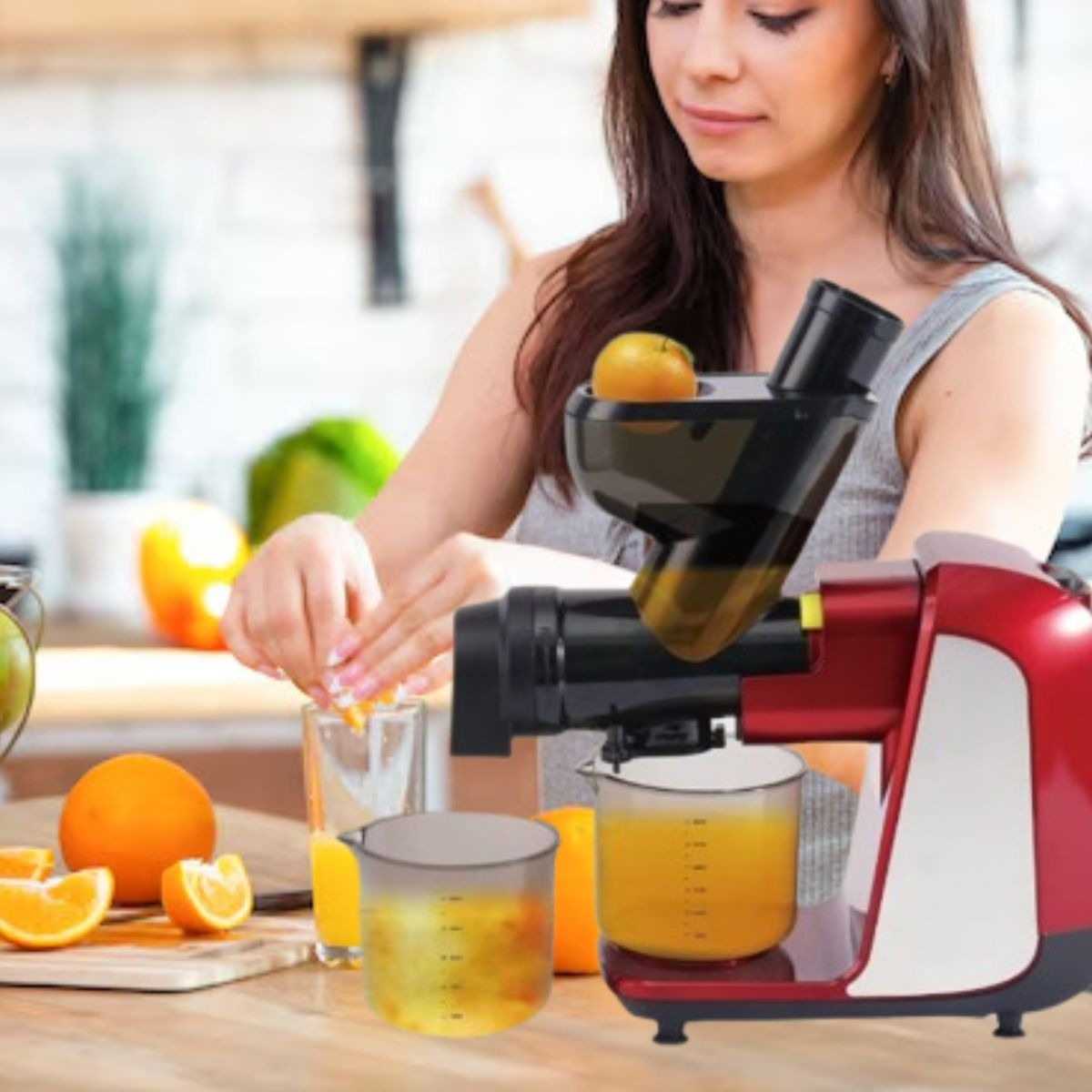 EXPRIMIDOR DE JUGOS LENTO FRUTAS VERUDRAS COCINA LAU - 7