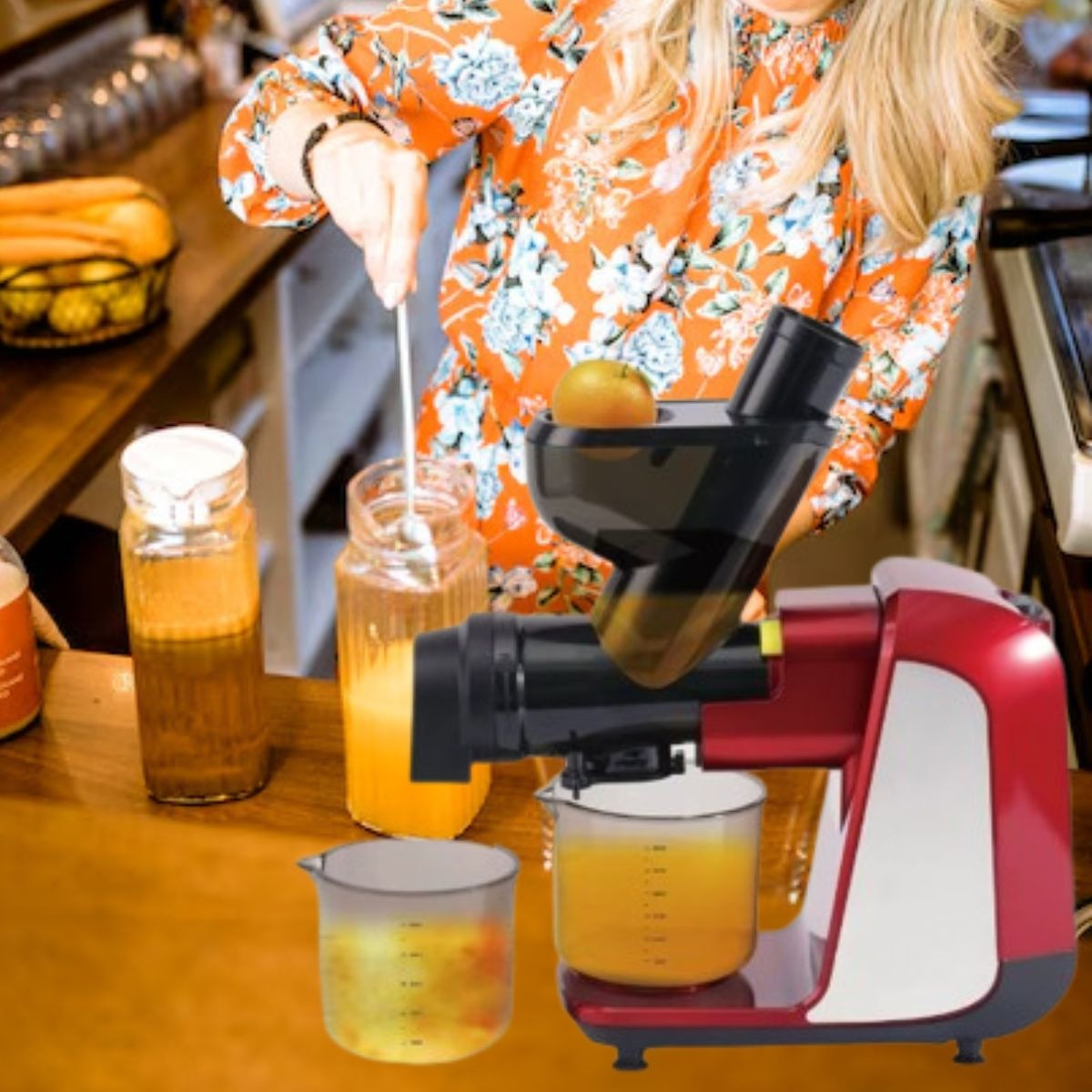 EXPRIMIDOR DE JUGOS LENTO FRUTAS VERUDRAS COCINA LAU - 9