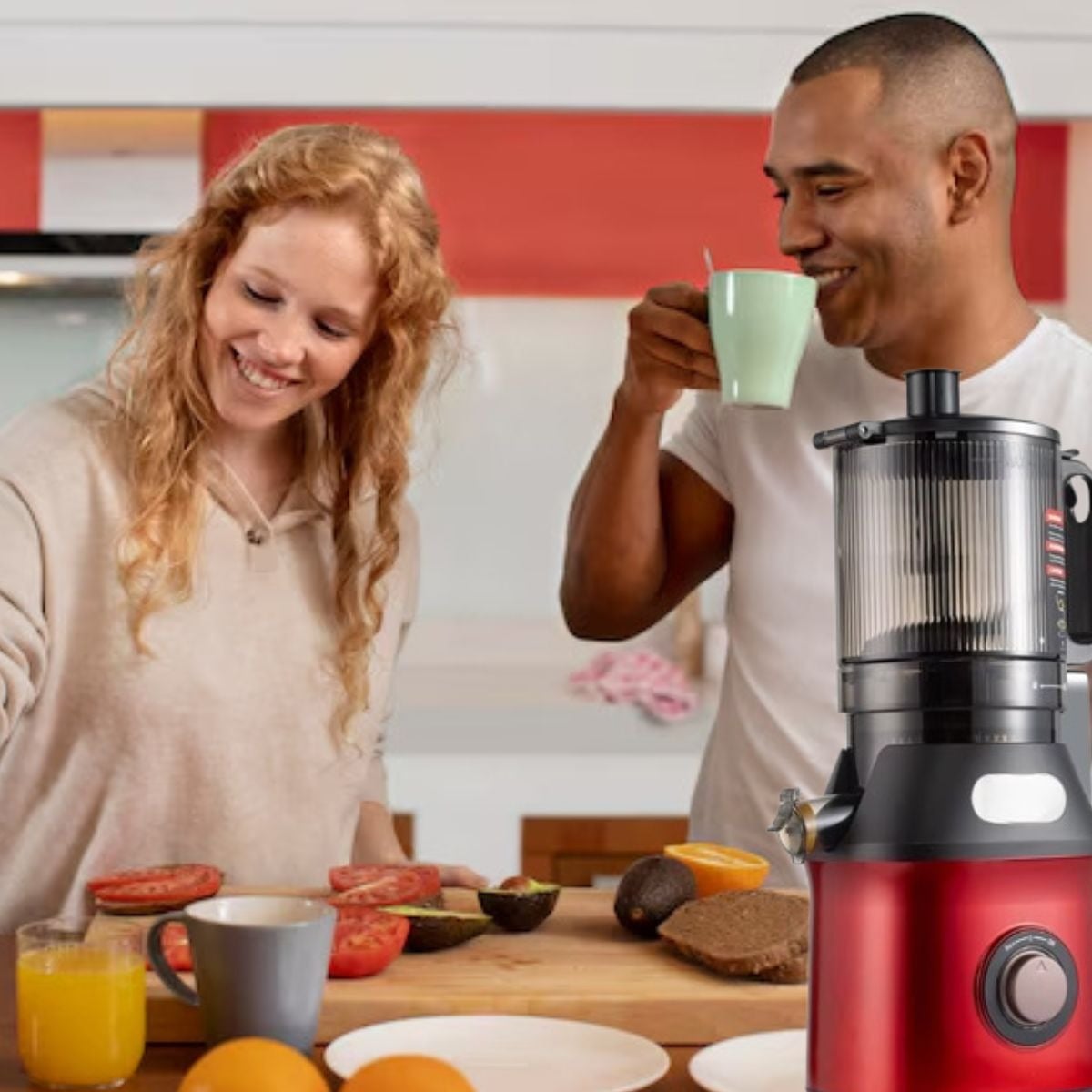 EXPRIMIDOR DE JUGO EXTRACTOR FRUTAS VERDURAS COCINA LAU - 4