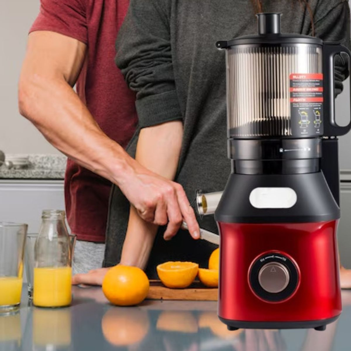 EXPRIMIDOR DE JUGO EXTRACTOR FRUTAS VERDURAS COCINA LAU - 7